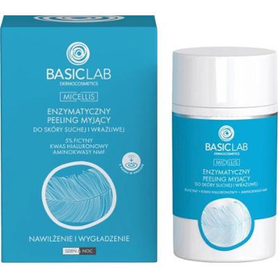 BasicLab Micellis Enzymatyczny peeling myjący do skóry suchej i wrażliwej, 35 g