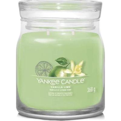 Yankee Candle Signature - Świeca średnia Vanilla Lime, 368 g