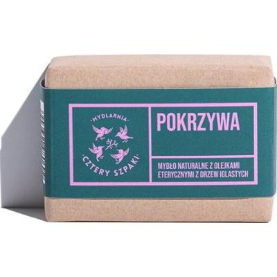 4 Szpaki Naturalne mydło w kostce Pokrzywa