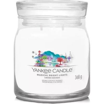 Yankee Candle Signature – Świeca średnia Magical Bright Lights, 368 g