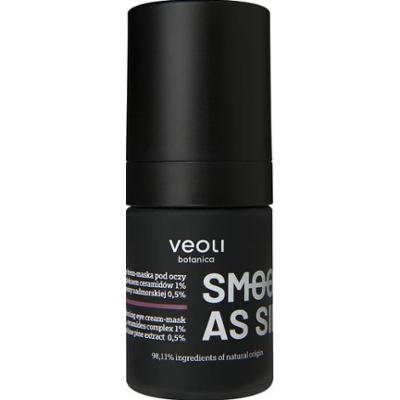 Veoli Botanica SMOOTH AS SILK naprawczo-ujędrniający krem-maska pod oczy z trehalozą 5%, kompleksem ceramidów 1% i ekstraktem z sosny nadmorskiej 0,5