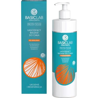 BasicLab Łagodzący balsam do ciała po opalaniu 300 ml