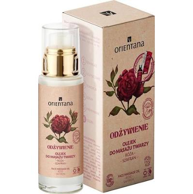 Orientana Olejek do twarzy Róża Japońska i Szafran, 30 ml