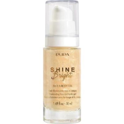 PUPA Milano Shine Bright Rozświeltający żel do twarzy i ciała, 50 ml