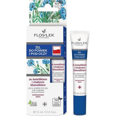 Floslek Żel do powiek i pod oczy ze świetlikiem i chabrem bławatkiem 15 ml
