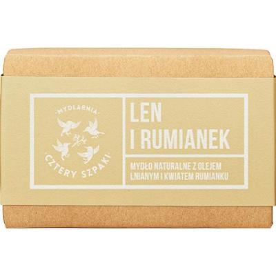 Mydło len i rumianek Cztery szpaki