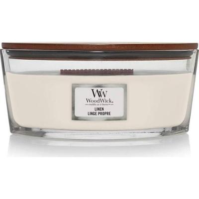 WoodWick Świeca Elipsa White teak