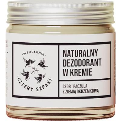 4 Szpaki Dezodorant w kremie Cedr i Paczula, 60 ml