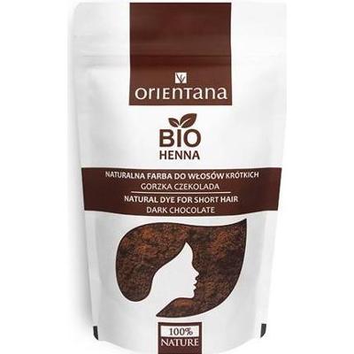 Orientana BIO Henna Naturlana farba do włosów krótkich Gorzka Czekolada