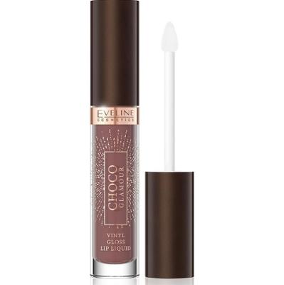 Eveline Choco Glamour Pomadka w płynie z efektem glossy lips 02 Deep cherry chocolate
