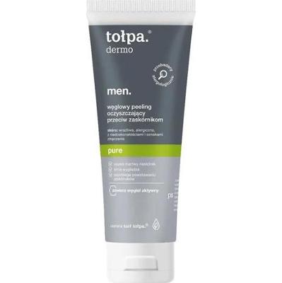 Tołpa Dermo Men pure węglowy peeling oczyszczający przeciw zaskórnikom 100 ml