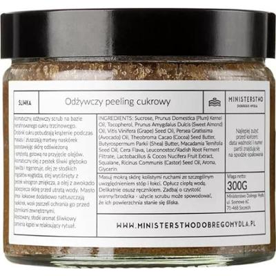 Ministerstwo dobrego mydła Odżywczy peeling cukrowy Śliwka 300 g
