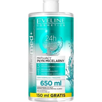 Eveline Matujący płyn micelarny 3W1 650 ml