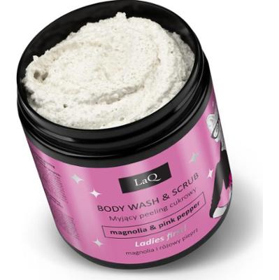 LaQ MAGNOLIA myjący peeling cukrowy, 220 g