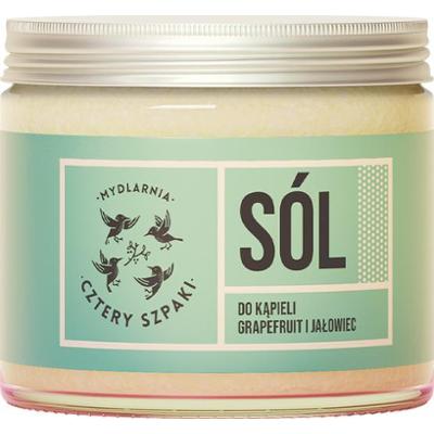 4 Szpaki sól do kąpieli grapefruit i jałowiec, 320 g