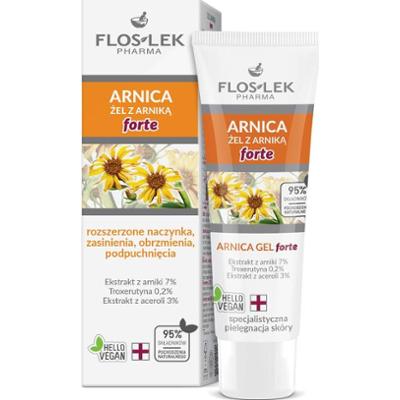 Floslek Żel z arniką forte na rozszerzone naczynka, zasinienia, obrzmienia, podpuchnięcia 50 ml