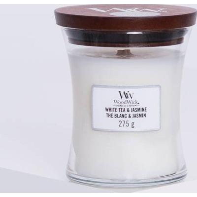 WoodWick Świeca średnia White tea & jasmine 275g