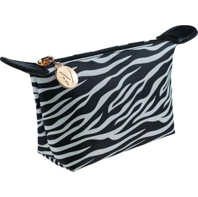 Intervion Kosmetyczka prosta mała Zebra