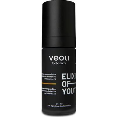 Veoli Botanica ELIXIR OF YOUTH rozjaśniająco – odżywcze serum emulsyjne z tetraizopalmitynianem askorbylu 5% i trokserutyną 1%, 30 ml