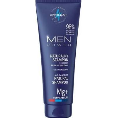 4organic MEN POWER naturalny przeciwłupiezowy szampon do włosów 250 ml
