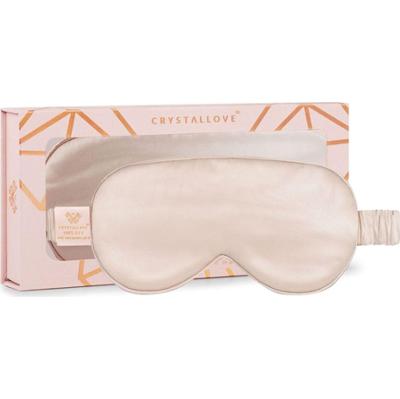 CRYSTALLOVE | Opaska na Oczy z Jedwabiu Gold