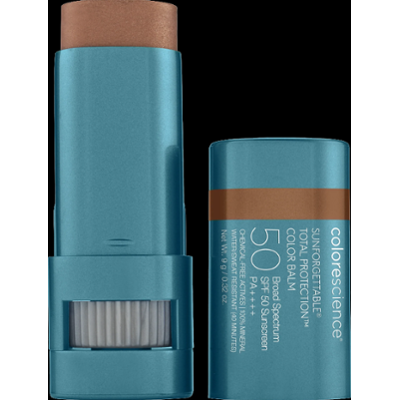 Colorescience Sunforgettable Total Protection Color Balm SPF50 in Bronze | Wielozadaniowy balsam do ust oraz policzków
