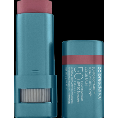 Colorescience Sunforgettable Total Protection Color Balm SPF50 in Berry | Wielozadaniowy balsam do ust oraz policzków z SPF50