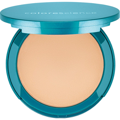 Colorescience Natural Finish Pressed Foundation SPF20 in Light Ivory | Prasowany puder mineralny w kompakcie