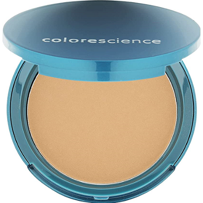 Colorescience Natural Finish Pressed Foundation SPF20 in Medium Sand | Prasowany puder mineralny w kompakcie