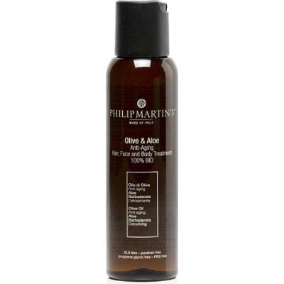 Philip Martin's Olive & Aloe Oil 100 ml | Wielozadaniowy olejek odmładzający do ciała, włosów i twarzy
