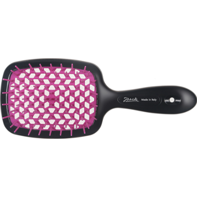 Janeke Superbrush Black-Violet | Pneumatyczna szczotka do włosów