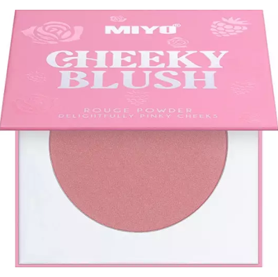 MIYO Cheeky Blush Rouge Powder Delightfully Pinky Cheeks in N0.2 Sweet Liar | Rozświetlający róż do policzków