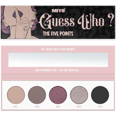 MIYO The Five Points Palette Guess Who? | Paleta cieni do powiek w idealnie dobranych pastelowych odcieniach