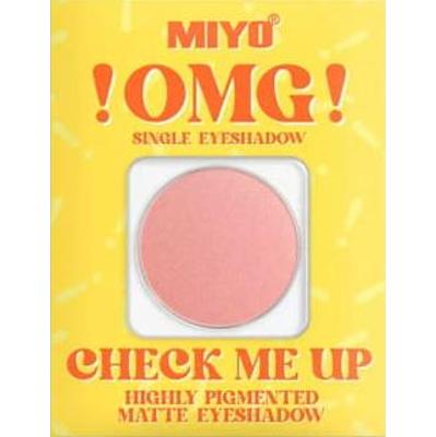 MIYO OMG! Check Me Up Matte Eyeshadow N0.15 Rich Peach | Matowy, pojedynczy cień do powiek