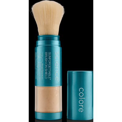 Colorescience Sunforgettable Brush-On Sunscreen SPF30 in MEDIUM | Bestsellerowy, mineralny puder