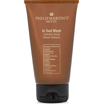 Philip Martin's In Oud Wash 75 ml MINI | Szampon do włosów i żel pod prysznic 2w1 o zapachu perfum In Oud