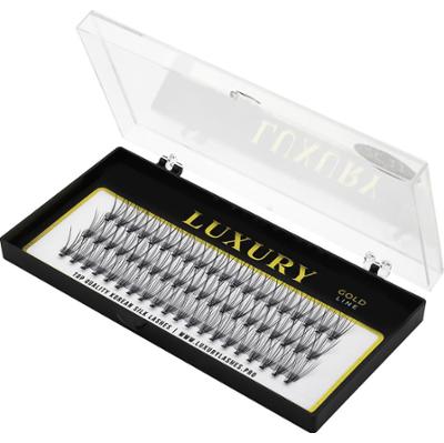 Luxury Lashes Luxury Gold L 12 mm | Kępki rzęs o skręcie L