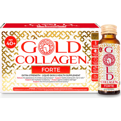 Gold Collagen Forte 40+ Extra Strength 50 ml x 10 | Kolagen do picia