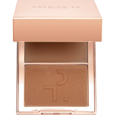 PATRICK TA Major Sculpt Creme Contour & Powder Bronzer Duo She's Sculpted | Zestaw bronzerów do konturowania