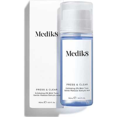 Medik8 Press & Clear Exfoliating 2% BHA Tonic | Tonik złuszczający z kwasami AHA