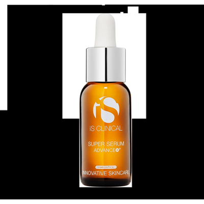 iS Clinical Super Serum Advance + 15 ml | Zaawansowane serum przeciwstarzeniowe zmniejszające widoczność blizn i rozstępów