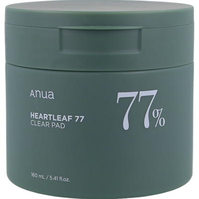 ANUA Heartleaf 77% Clear Pad | Płatki tonizujące do twarzy o kojącym działaniu