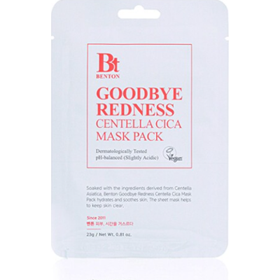 Benton Goodbye Redness Centella Cica Mask Pack | Łagodząca maska do twarzy