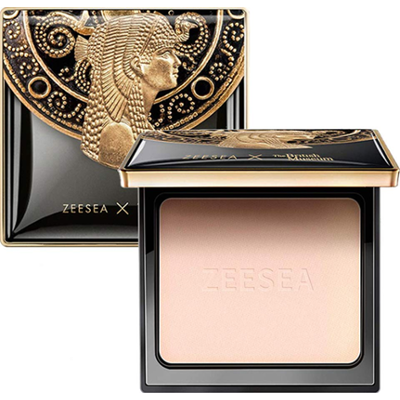 Zeesea Matte Setting Powder in Light Beige | Matujący puder, utrwalający makijaż