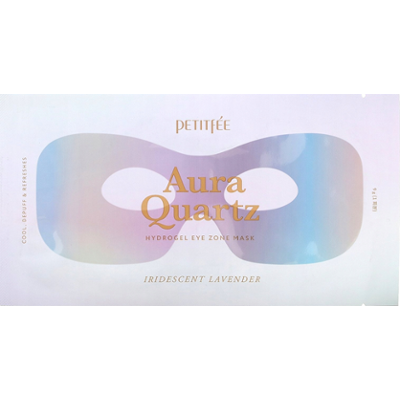 Petitfee Aura Quartz Hydrogel Eye Zone Mask Lavender 9 g | Hydrożelowa maska pod oczy