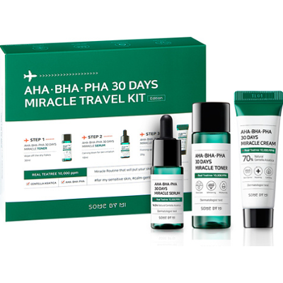 Some by Mi AHA-BHA Miracle Travel Kit | Zestaw do pielęgnacji cer problematycznych