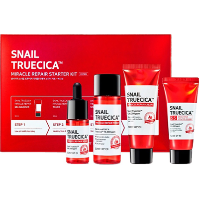 Some By Mi Snail True Cica Miracle Repair Starter Kit | Zestaw do pielęgnacji cer problematycznych