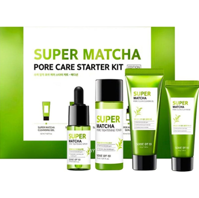 Some By Mi Super Matcha Pore Care Starter Kit | Zestaw kosmetyków do walki z rozszerzonymi porami
