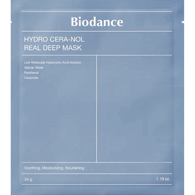 Biodance - Hydro Cera-nol Real Deep Mask - Moisturizing Collagen Face Mask | Nawilżająca, hydrożelowa maska do twarzy