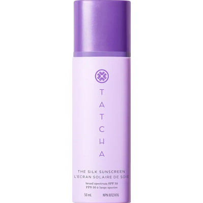 Tatcha The Silk Sunscreen SPF50 50 ml | Wygładzająca baza mineralna z filtrem